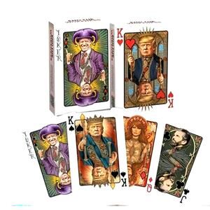 Trump Family Poker Playing Cards Collectible Joe Biden JOKER, KING Trump Maga